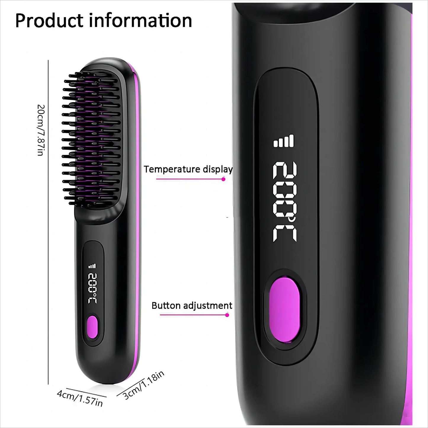 MihCare™ ShineStraight Brush