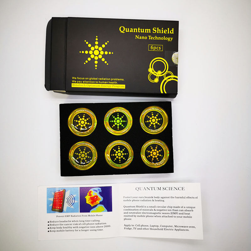 QuantumShield™ – Premium EMF Protection & Device Safety Set (6 PCS)