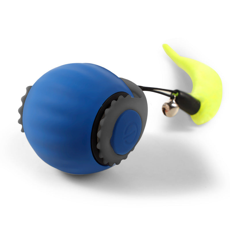 Interactive Feather Cat Toy Ball – Automatic Play