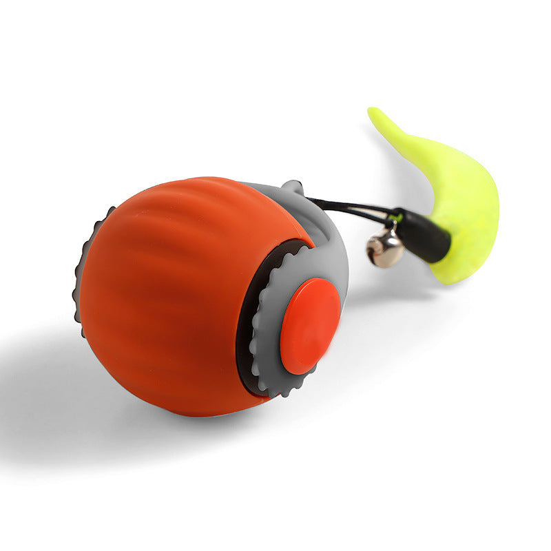 Interactive Feather Cat Toy Ball – Automatic Play