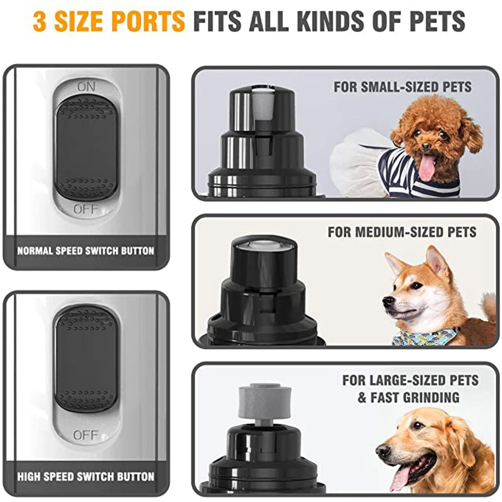 MIHCare™ SafePaws – Electric Pet Nail Grinder